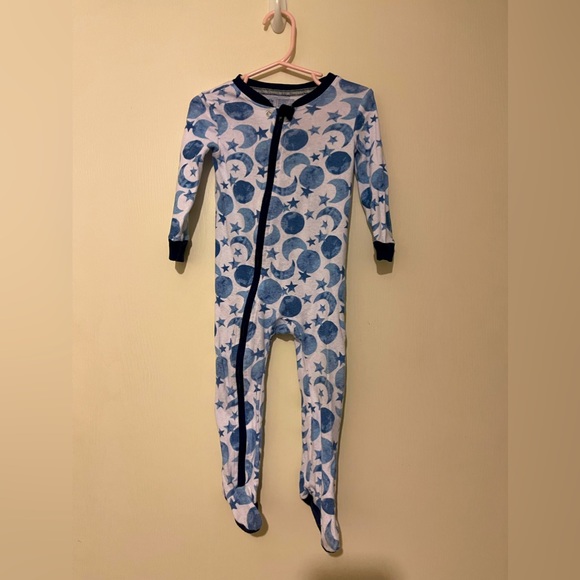 Tiny Star Footie- Blue main image 0
